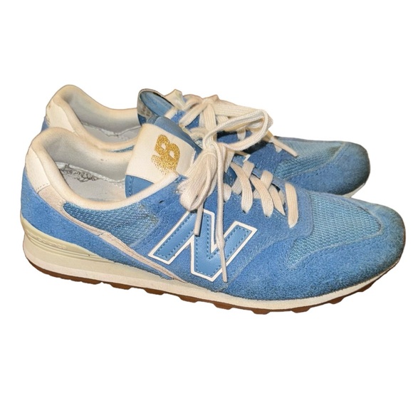Women’s New Balance Retro Style Bright Blue 996 Running Shoes. Size 8. - Picture 4 of 9